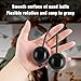 EASTROCK African Rhythms Aslatua Shakers Kashaka Musical Percussion Instruments Kashaka Instrument for Adults Beginners(Black)