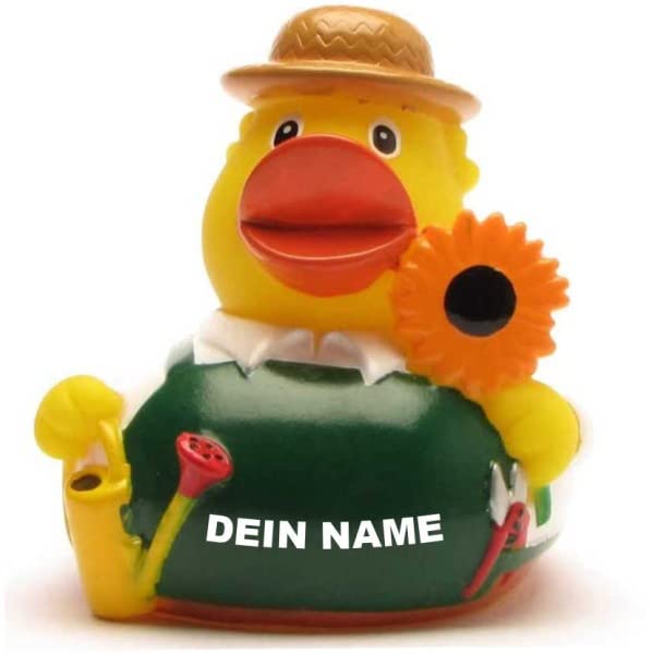 Bath Duck - Personalised (Gardener Duck) — image 1