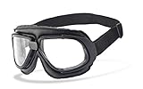 UV400 Filter Helly Bikereyes Motorradbrille, Bikerbrille, Fliegerbrille, Schutzbrille, schwarz, sr-1 1350b-n