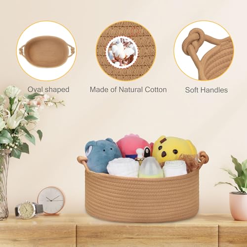 Image of Small Empty Gift Basket with Bag & Ribbons, Camel