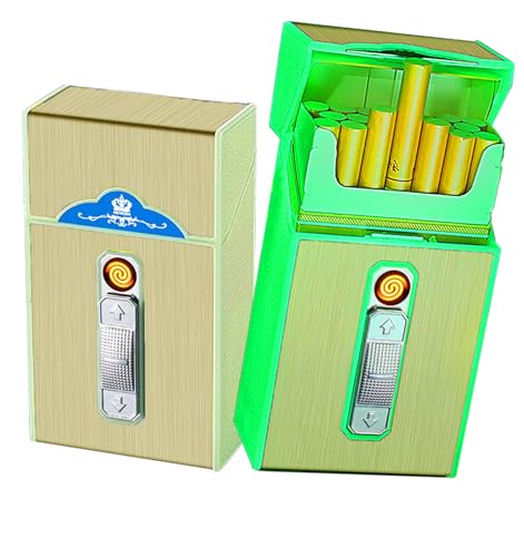 [LEILEICAILI] 2pcs 郉C^[tVKbgP[X USB[d ^oRP[X C^[̌^ 20{[ Y fB[X iObY dqVKbgC^[ MtgɂœK(Gold)