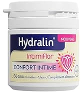 Hydralin IntimiFlor - Complément alimentaire - Un programme de 30 jours pour le confort intime fé...