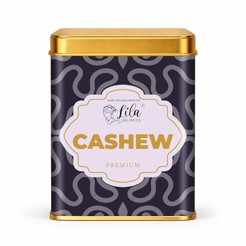 Image of LILA DRY FRUITS Whole Cashew 250 grams Cashews Nuts Crunchy Kaju Fresh Natural Nut Snack for Daily Use Rich in Protein Fiber for Cooking Sweets Snacking Perfect for Gifting