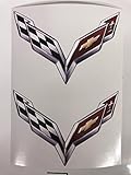 2 Corvette C7 C8 C9 Decals (3 inch)