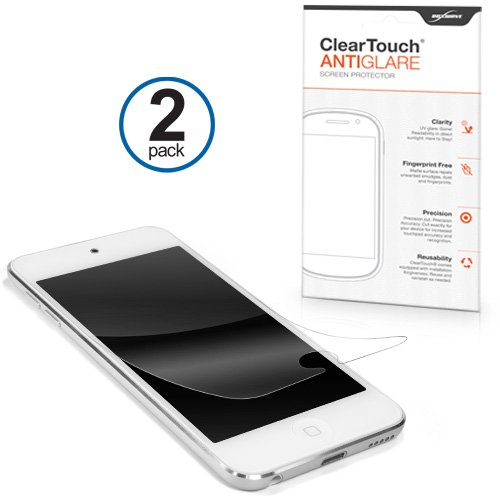 BoxWave Screen Protector Compatible with Apple iPod Touch (7th Gen 2019) - ClearTouch Anti-Glare (2-Pack), Anti-Fingerprint Matte Film Skin