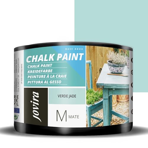 JOVIRA PINTURAS Tiza Chalk Paint al Agua Mate. Renueva tus muebles con creatividad. 375 Mililitros