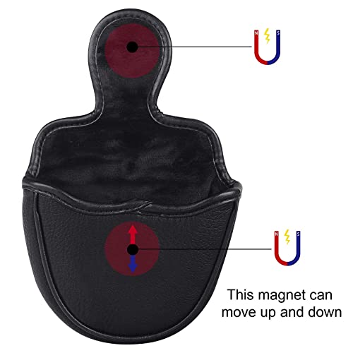 Mytag Golf Club Head Covers Mallet Putter Headcovers For Odyssey White Hot Pro Heel-Shaft (Strong Magnetic) #TOP4