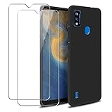 [Material] - La funda para ZTE Blade A51 está hecha de TPU suave, es similar a la silicona, duradera y respetuosa con el medio ambiente. El protector de pantalla está hecho de vidrio templado, puede proteger la pantalla de su teléfono desde cero.