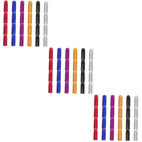 Happyyami 2sets Aluminum Flight Protectors Flights Aluminum Wing Tail Protector for 24pcs*2