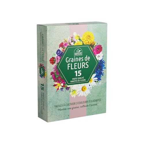 Collection de graines de fleurs inspirées de la RHS - 15 variétés de fleurs de jardin, polyvalentes et respectueuses des abeilles