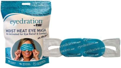 Air-Activated Eye Steam Mask - 10 Single-Use Self-Heating Warm Compresses l Dry Eye Relief Disposable Heated Eye Mask l Gentle, Soothing and Hydrating l No Microwave Needed | Convenient