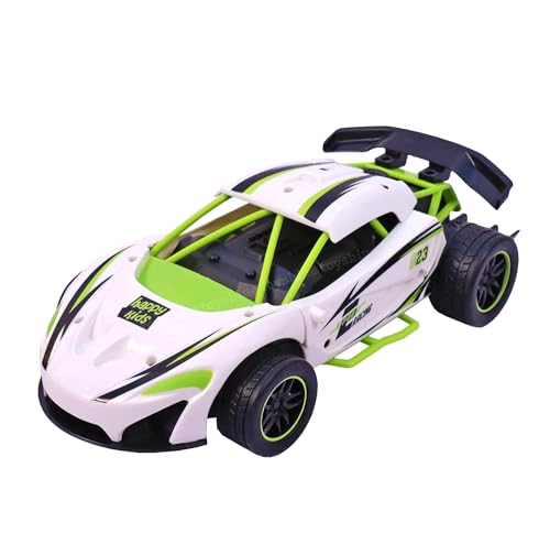 Image of ADM Rechageable Remote Control Car with Water Mist Spray Function for Kids, 2.4Ghz RC Drift Car, High Speed Racing Sport, with LED Light & Sound Electric Toy (White)