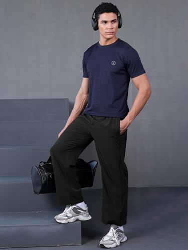 Image of CHKOKKO Gym T Shirts for Men Workout Activewear Solid Quick Dry Sports Tshirt for man Breathable Lightweight Half Sleeve Regular Fit Round Neck Running Boys T Shirt