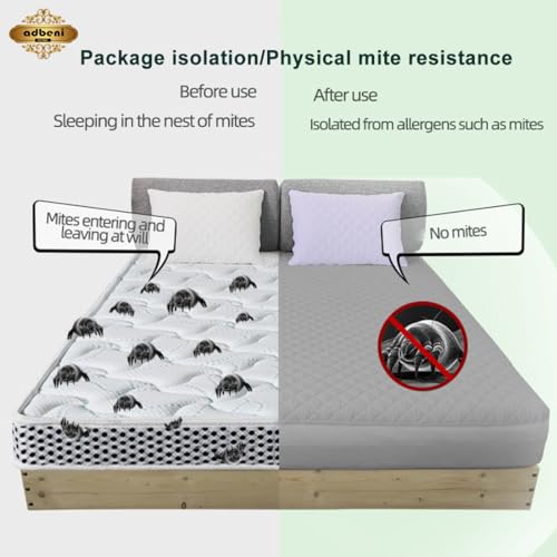 Image of Quilted Cotton Waterproof Washable Incontinence Bed Pad, 48x48 Inch Grey, Ecofriendly, Absorbent, Non-Slip Plaid Positioning, Leak Proof & Stain Free, Multi Purpose Utility Sheet