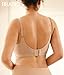 BRABIC Post Surgery Compression Bras for Women, Comfort Mastectomy Bra with Adjustable Straps (X-Large, Drak Beige)