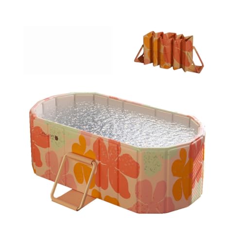 NidoDegato 折りたたみ浴槽 大人 子供 1.2M/1.5M ポータブルバスタブ 蓋付き 折り畳み バスタブ 折りたたみ 大型 折り畳み浴槽 バスタブ 家庭用サウナ 室内 組み立て不要 保温 コンパクト 収納便利 持運び便利