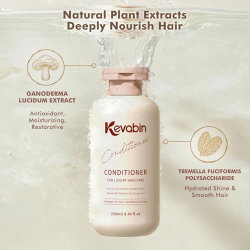 Image of Conditioner for Hair Care - Hair Conditioner for Women & Men for Dry Damaged Repair, Smooths & Softens for Hydrating Moisturizing with Tremella Ganoderma Lucidum Extract for All Hair-Types