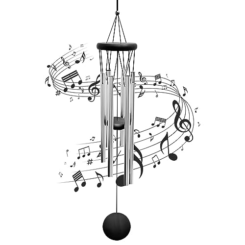 RZMZBY Campanas de Viento al Aire Libre,6 Tubos de aleación de Aluminio, Campanas de Viento para jardín balcón al Aire Libre Colgante de Metal para la decoración del hogar al Aire Libre Regalos