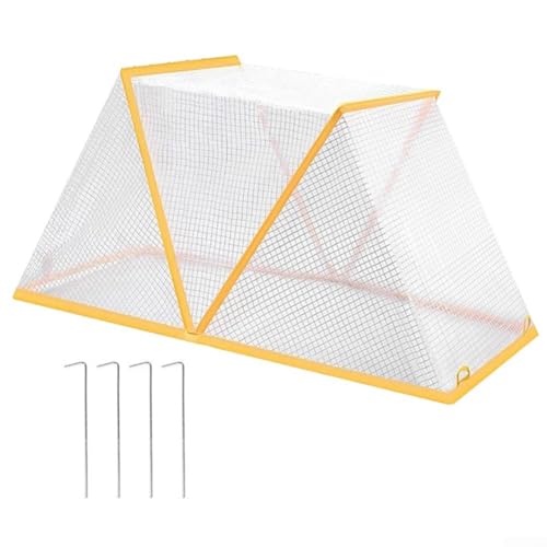 HOHOVYVY Tienda de campaña protectora de plantas para jardín transparente plegable de polietileno para verduras y frutas con bordes reforzados (49 x 38 x 22 cm)