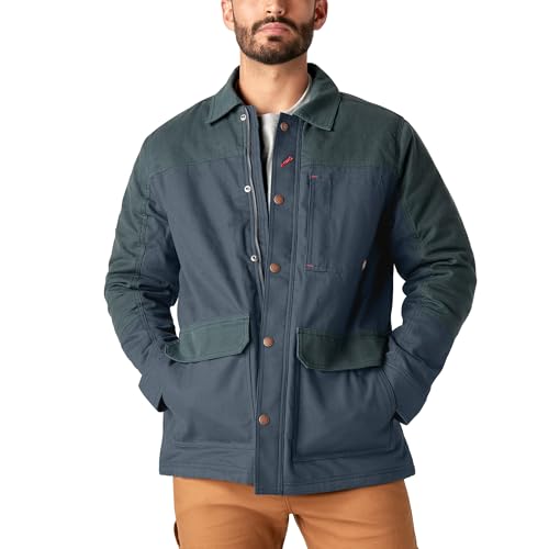 Image of Dickies mens Tradebuilt Wax Coated Canvas Chore Coat