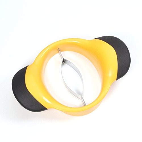 K-Steel Mango Slicer / Peeler / Cutter / Splitter / Pitter Stainless Steel Blade Pit Remover Tool Non Slip Handles Extra Large Mango Cutter Divider Max To 5.3 Inch Mango #TOP4