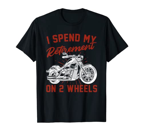 Biker Regali Motociclista Piano Pensionistico Moto Maglietta