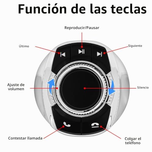 Control de volante inalámbrico para evitar distracciones con radio Android 3