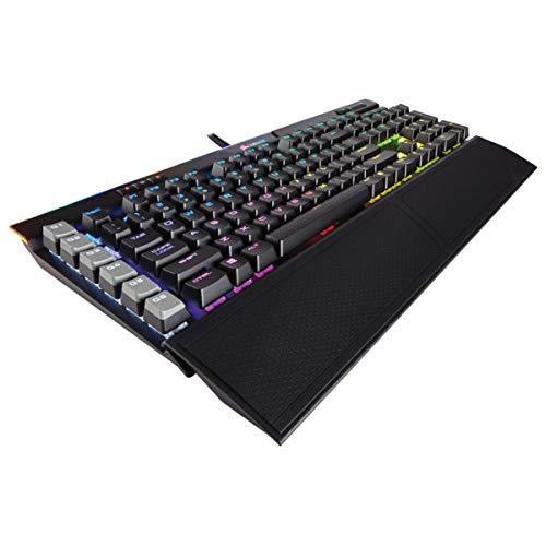 Image of (Refurbished) CORSAIR K95 RGB Platinum Mechanical Gaming Keyboard - USB Passthrough & Media Controls - Tactile & Quiet - Cherry MX Brown - RGB LED Backlit