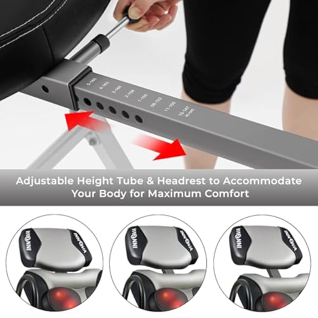 Innova ITM5000A Therapeutic Heat and Shiatsu Massage Inversion Table