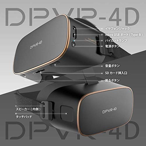 L.A.B スタンドアローン型VRヘッドマウント DPVR-4D の商品画像 3