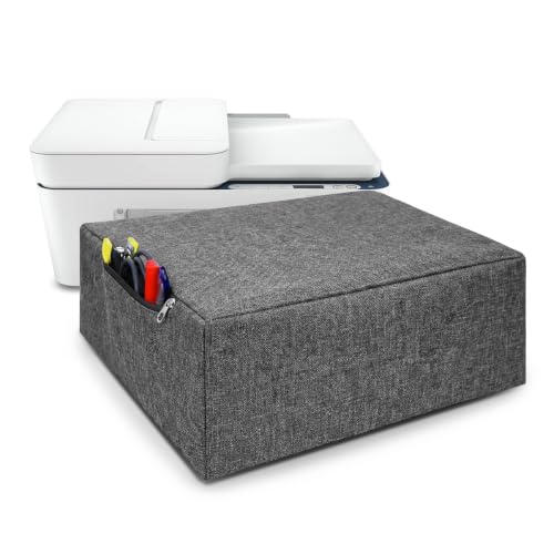 Image of Alifiya Dust Proof Washable Printer Cover for HP DeskJet 4178 / 4278 / 4123 All in One Wireless Ink Advantage Printer with ADF - Grey