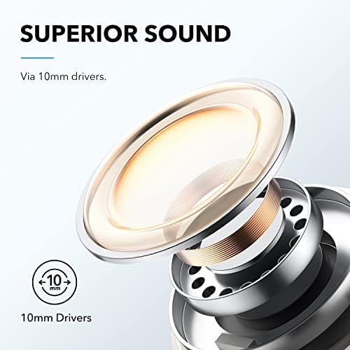 Soundcore by Anker P3i Hybrid Active Noise Cancelling Earbuds, Wireless Earbuds with 4 Mics, AI-Enhanced Calls, 10mm Drivers, Powerful Sound, App for Custom EQ, 36H Playtime, Fast Charging