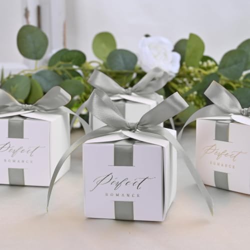 Image of Double Face Silver Satin Ribbon 1 /2 inch X 50 Yards Polyester Silver Ribbon for Gift Wrapping Very Suitable for Weddings Party Invitation Decorations and More