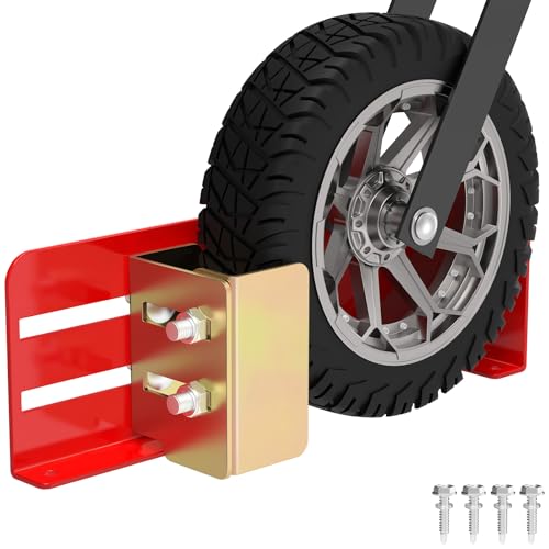 Fengone Mower Wheel Boot Lock for Small Mower Boot Secure on Open Enclosed Trailers or Garage fit Small Mowers Diameters from 8” to 14.5”