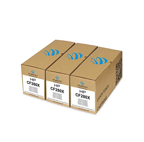 duston 3X CF280X, 80X Negro Toner kompatibel mit HP LaserJet Pro 400 M401 Series HP LaserJet Pro 400 M425DW