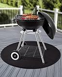 Under Grill Mat Fire Pit Mat Fireproof mat, 30' Round BBQ Mat for Under BBQ, Fire Mat for Fire Pit,...