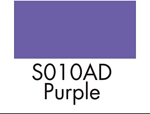 Miniatura 2 de AD Marker Chartpak Spectra, Tri-Nib y cepillo de doble punta, morado, 1 cada uno (S010AD)