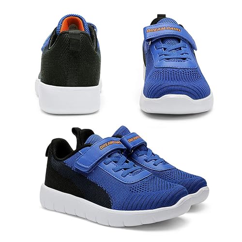 DREAM PAIRS Boys Girls Shoes Kids Tennis EZ-Ons MagicZips Athletic Running Walking Barefoot Zero Drop Sneakers2