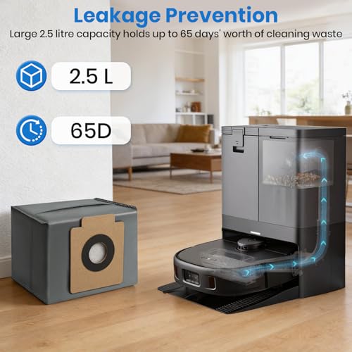 Bolsas de polvo de repuesto desechables para mantener tu robot Eufy G35+ siempre listo 3