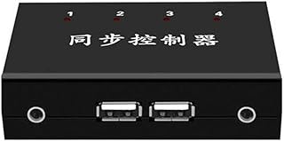 GUODDM KVM Switcher - USB Keyboard Mouse Synchronizer Controller, 1-for-4 Ports Splitter, 2.0 Full Speed Technology 12Mbps Controller, DNF Shared Display Synchronization Controller (Size : 8 ports)