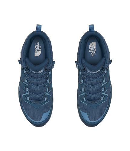 THE NORTH FACE Tênis feminino Hedgehog Fastpack 3 Mid impermeável para caminhada, Pedra índigo/azul