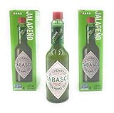 Tabasco Brand Green Jalapeno Pepper Sauce, 2 ounce, Pack of 3