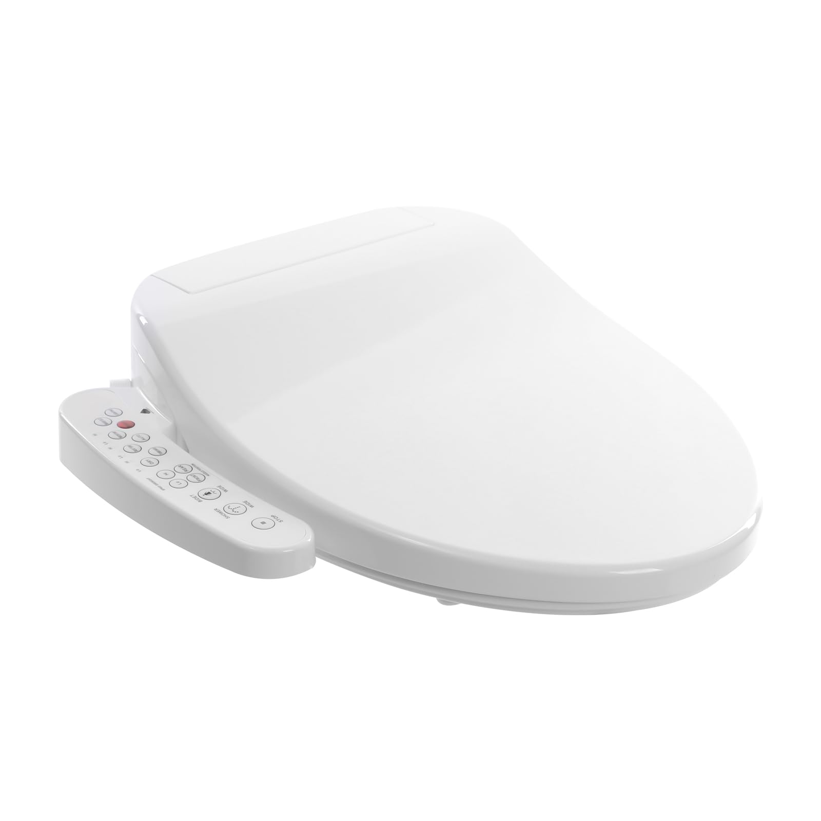 Bidé electrónico Asiento de inodoro inteligente con enjuague y secado automáticos Bidé eléctrico Asiento de inodoro con calefacción inteligente para hogares Empresas Baños de hotel