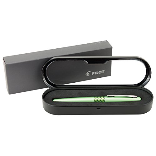 Image of Pilot MR Retro Pop Collection Gel Roller Pen, Green Barrel with Marble Accent, Fine Point, Black Ink (91401)