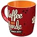 Nostalgic-Art Retro Kaffee-Becher - PfotenSchild - Kaffee und Hunde, Große Lizenz-Tasse PfotenSchild-Motiv, Vintage Geschenk für Hunde-Fans, 330 ml, 1 Stück (1er Pack)