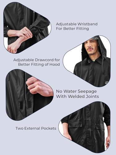 Image of Long Overcoat Rainwear or Men