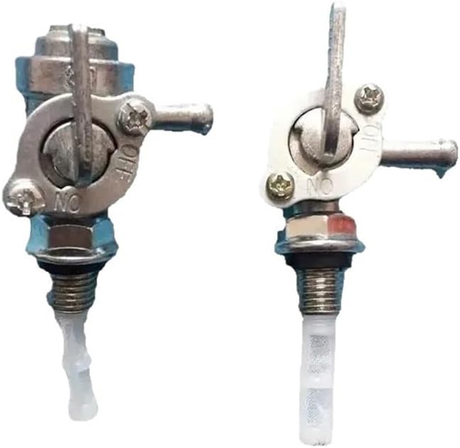 Left Port Male Thread Fuel Tank Shut Off Valve For 168 170 188 190 GX200 GX390 GX420 2KW 5KW 8KW(P01020 P01021)