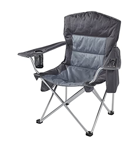 Chaise de camping pliante portable et légère avec porte-gobelet