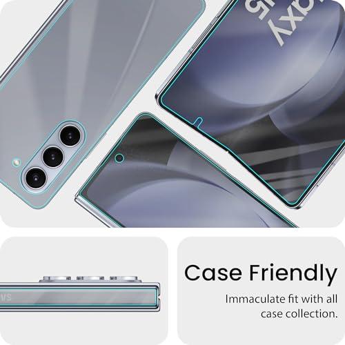 Image of FIRST MART Front and Back Matte Screen Protector for Samsung Galaxy Z Fold 5 / Z Fold5 with Installation Kit | TPU Anti-Glare Membrane, Fingerprint Working, Bubble-Free| Edge to Edge Coverage