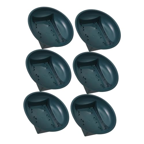 NULYLU 6pezzi Fioriera Per Cimitero Contenitori Per Commemorativi Fioriera Rotonda Per Decorazioni Da Esterno Per Piante Artificiali o Fresche